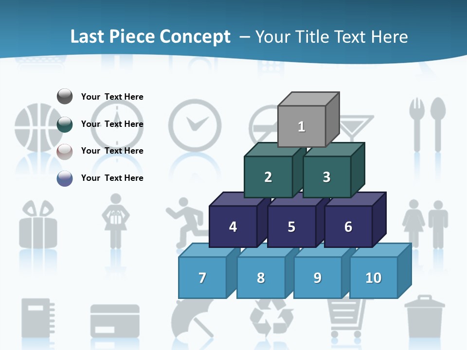 Camera Cart Icon PowerPoint Template