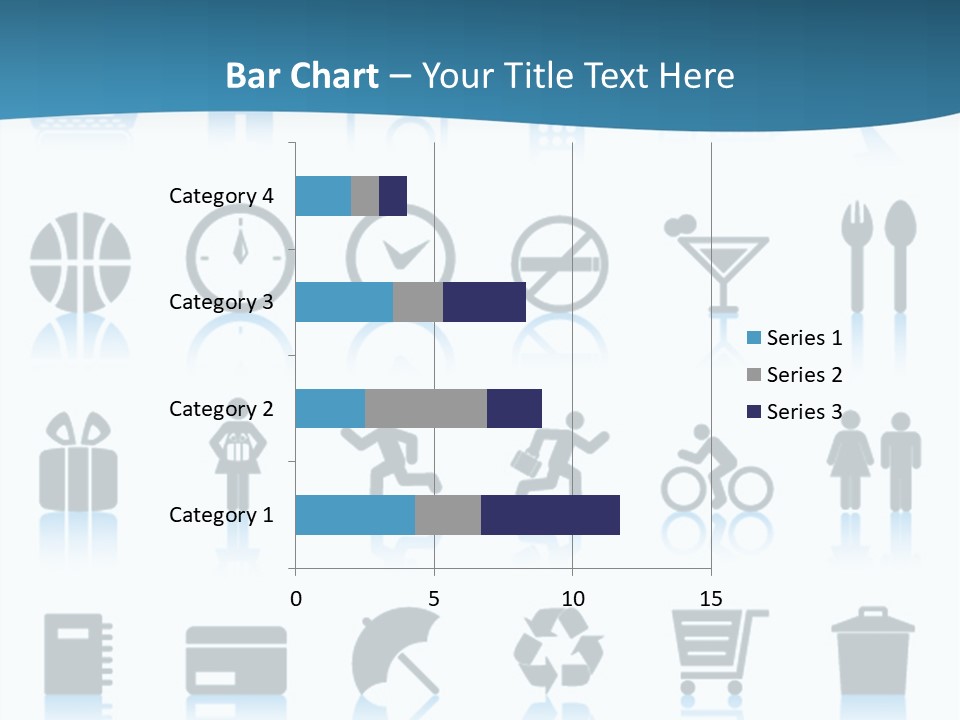 Camera Cart Icon PowerPoint Template