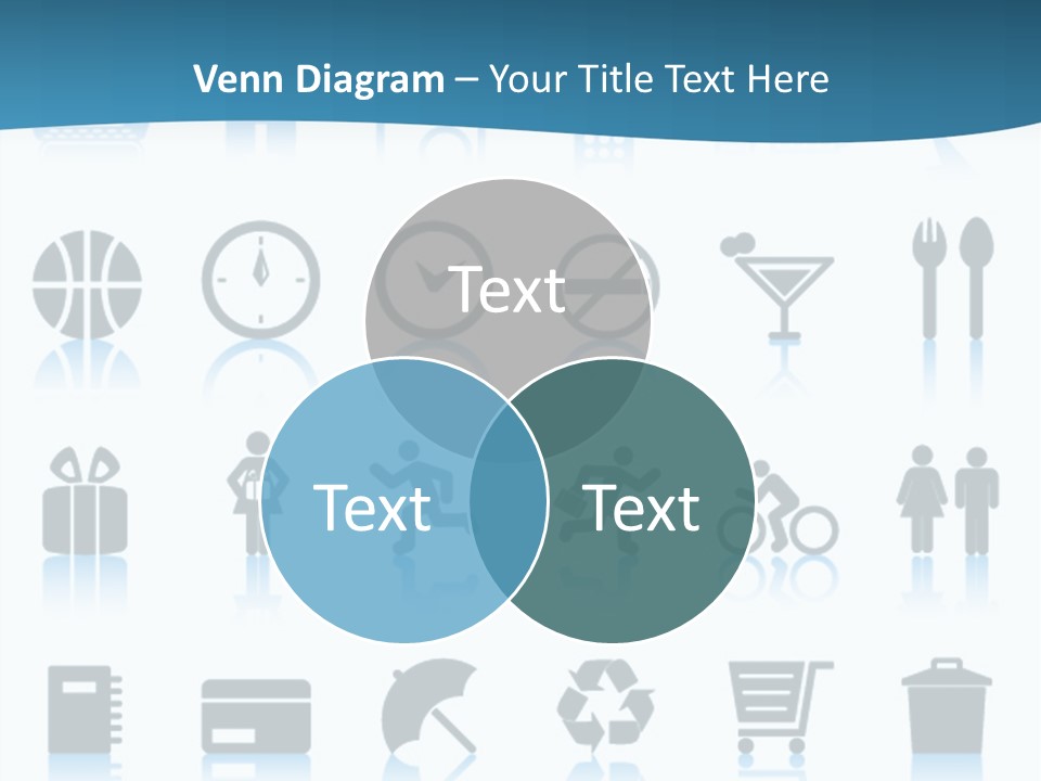 Camera Cart Icon PowerPoint Template