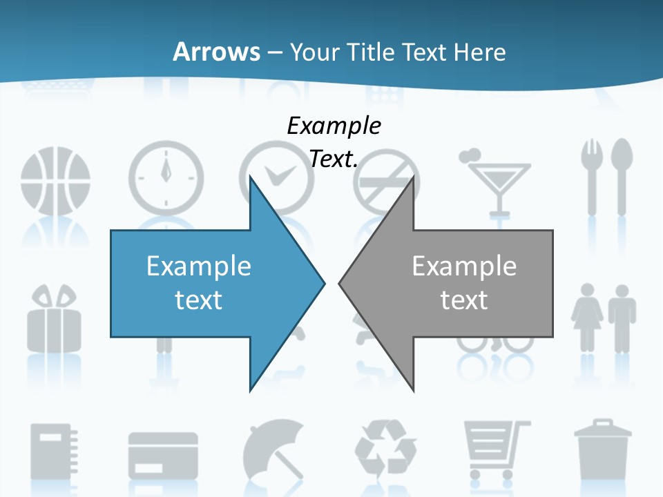 Camera Cart Icon PowerPoint Template