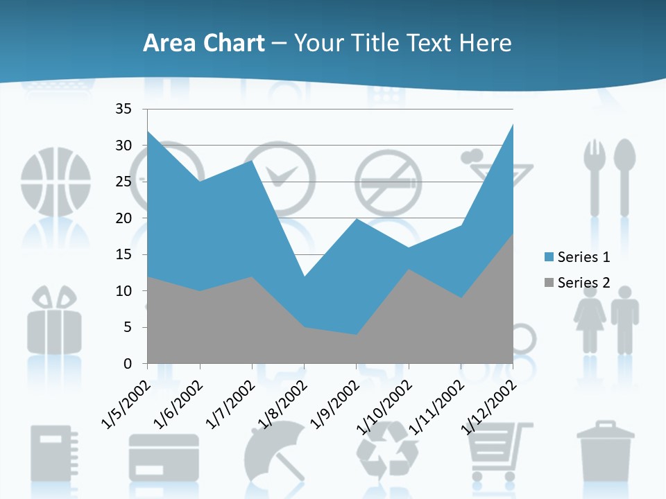 Camera Cart Icon PowerPoint Template
