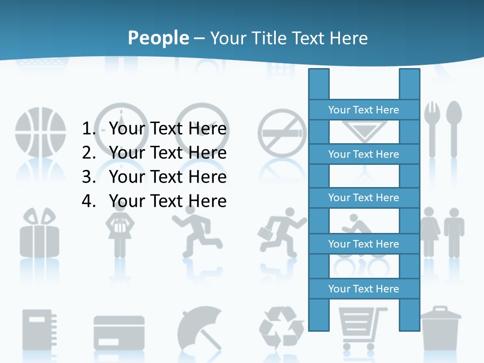 Camera Cart Icon PowerPoint Template