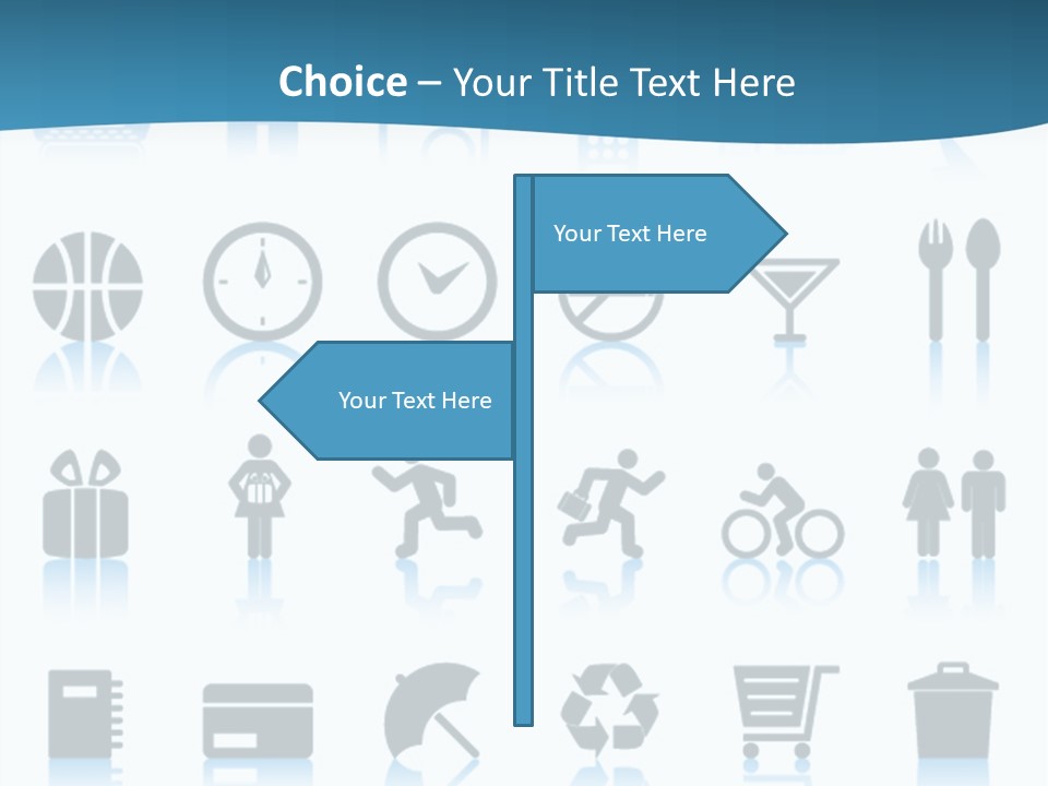 Camera Cart Icon PowerPoint Template