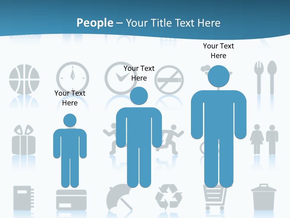 Camera Cart Icon PowerPoint Template