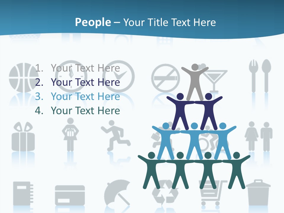 Camera Cart Icon PowerPoint Template