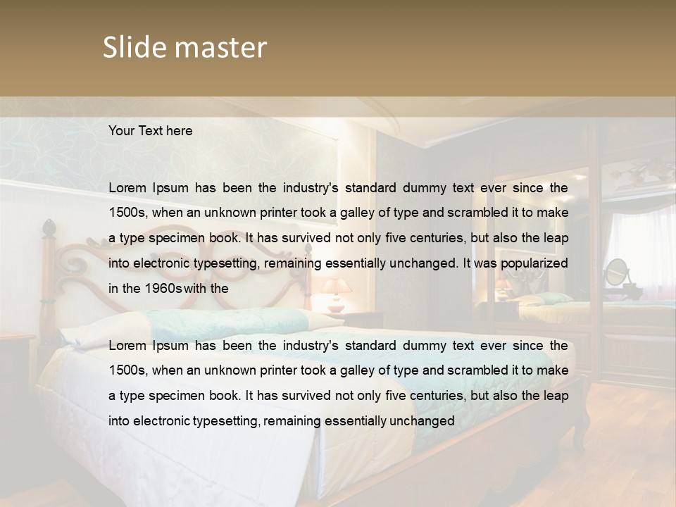 Luxury Residential Relaxation PowerPoint Template