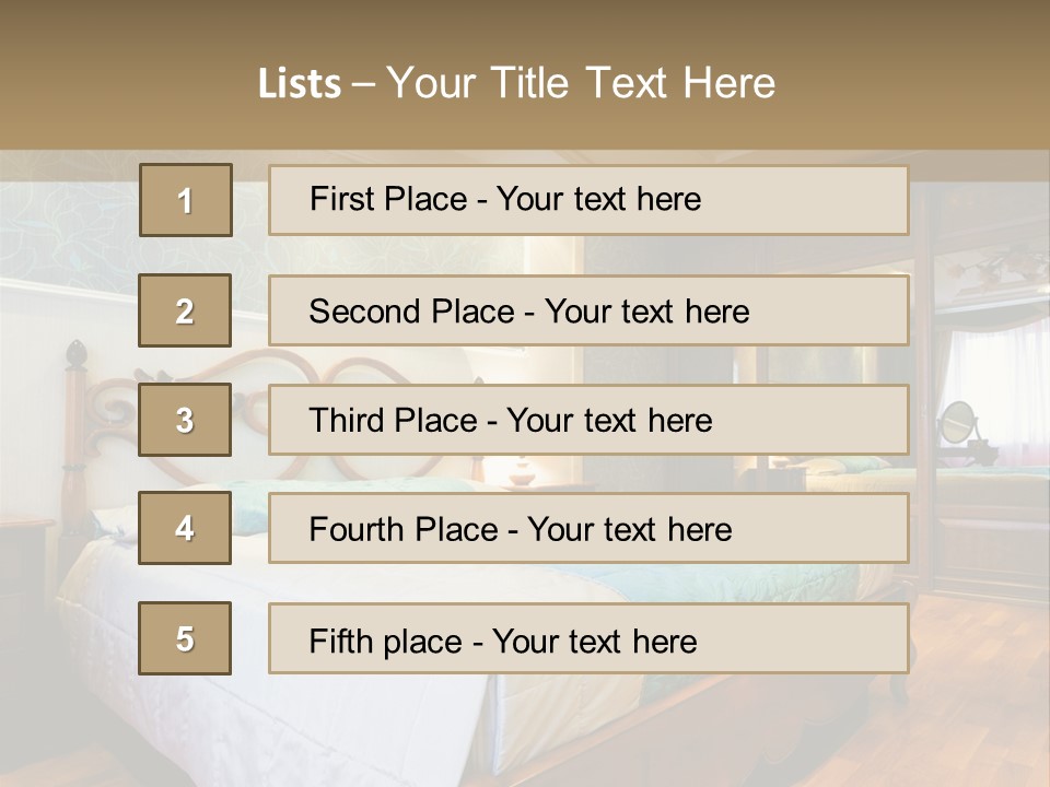 Luxury Residential Relaxation PowerPoint Template