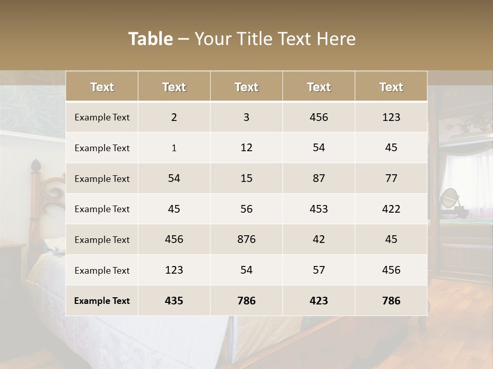 Luxury Residential Relaxation PowerPoint Template