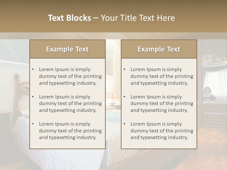 Luxury Residential Relaxation PowerPoint Template