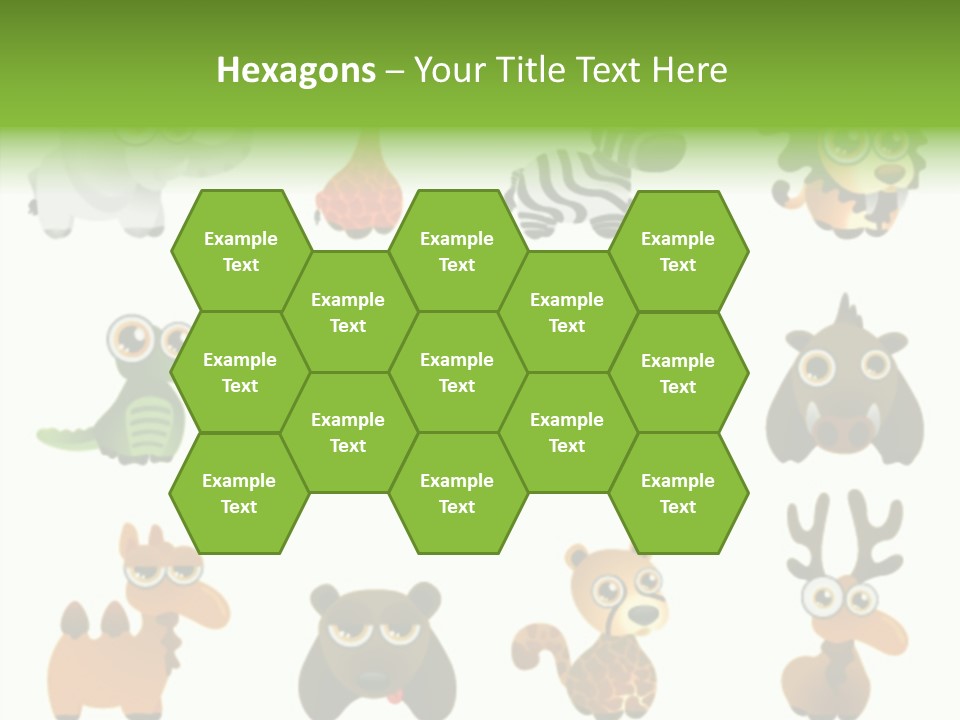 Black Animal Drawing PowerPoint Template