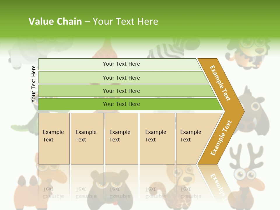 Black Animal Drawing PowerPoint Template