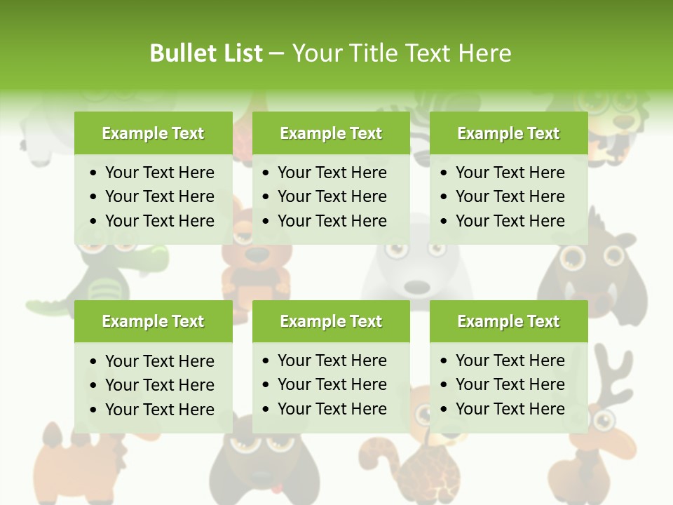 Black Animal Drawing PowerPoint Template