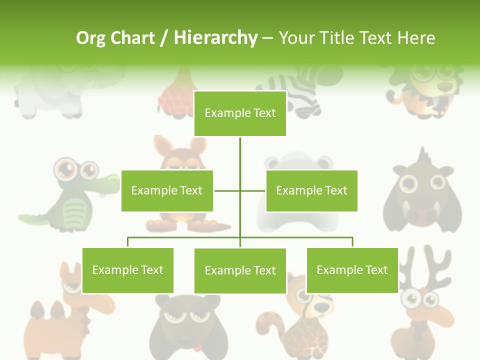 Black Animal Drawing PowerPoint Template