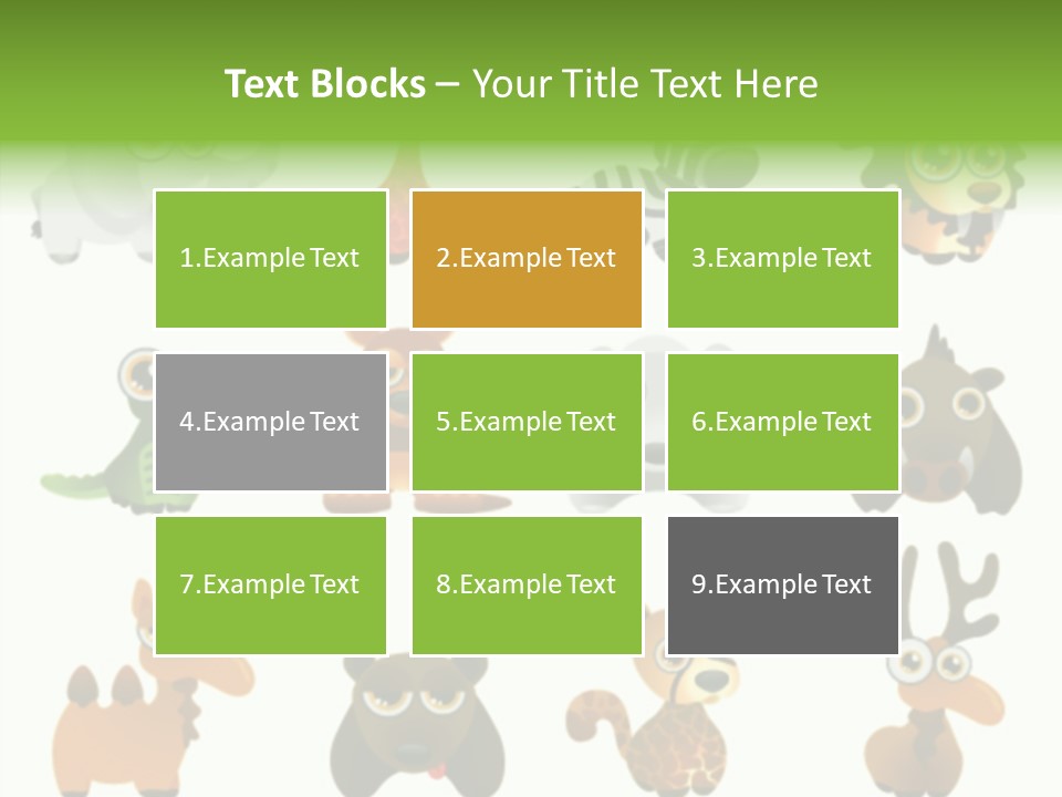 Black Animal Drawing PowerPoint Template