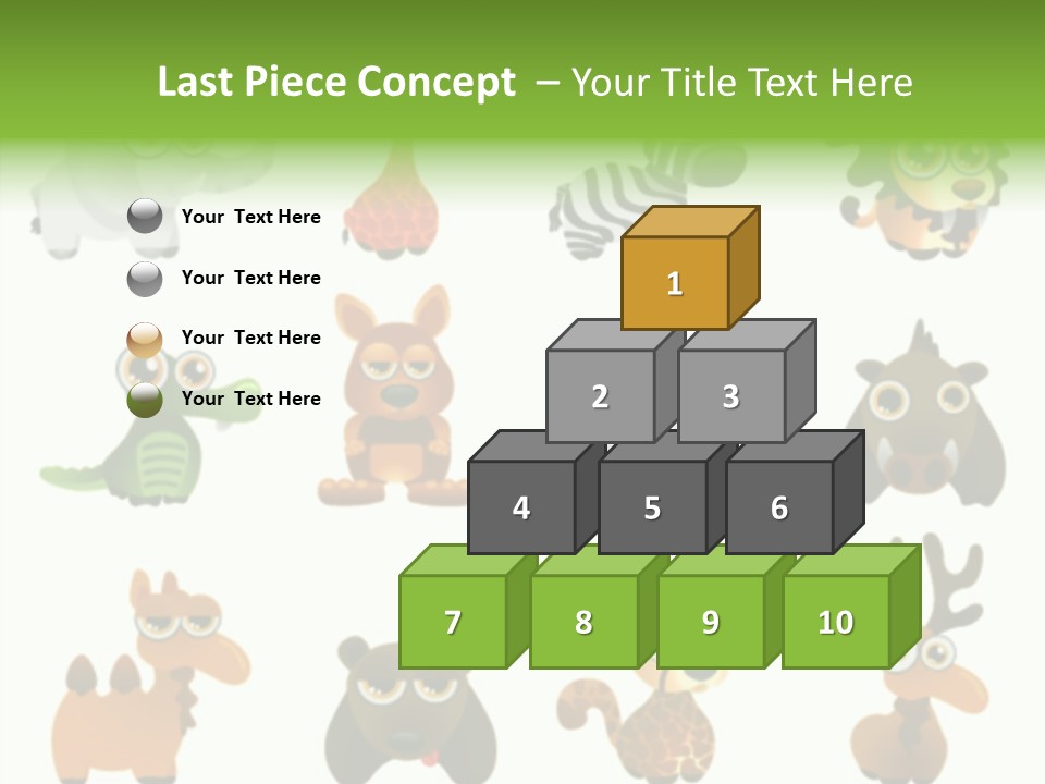 Black Animal Drawing PowerPoint Template