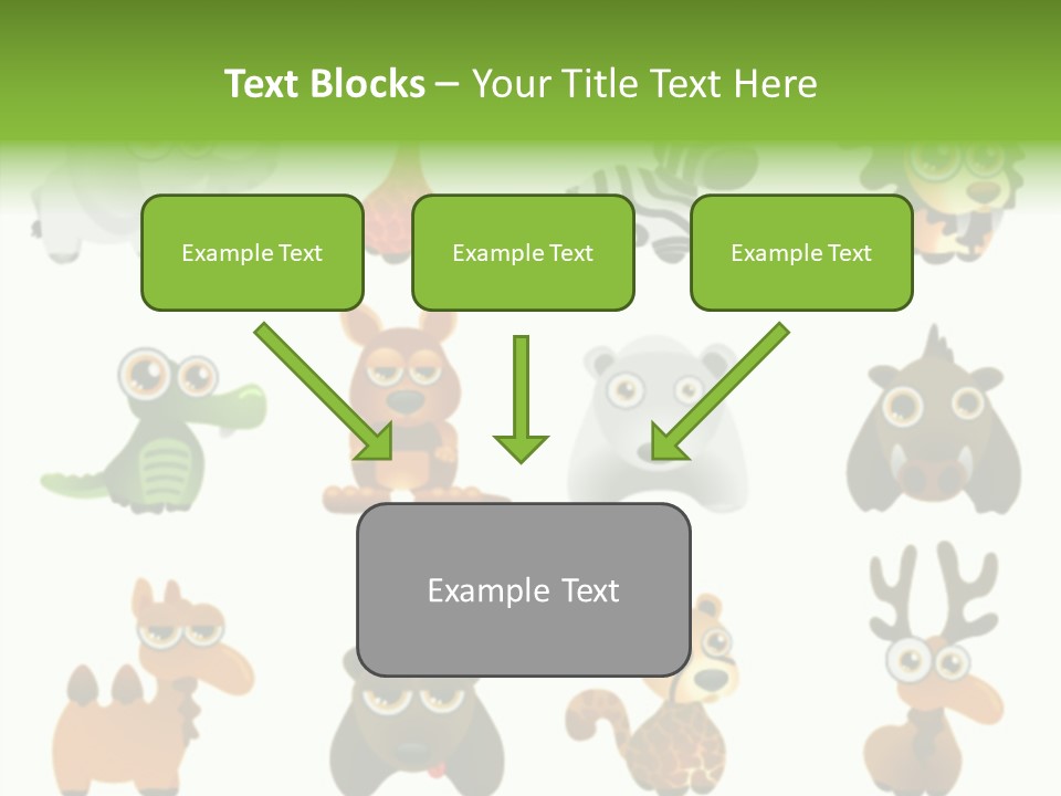 Black Animal Drawing PowerPoint Template