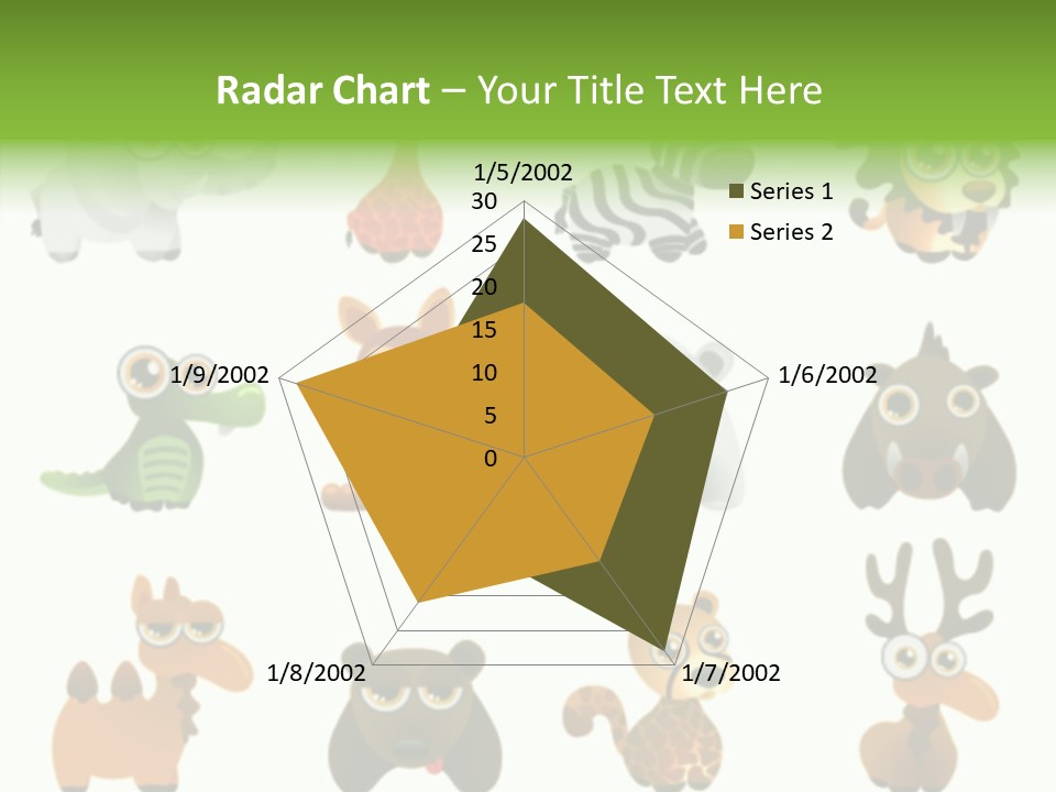 Black Animal Drawing PowerPoint Template