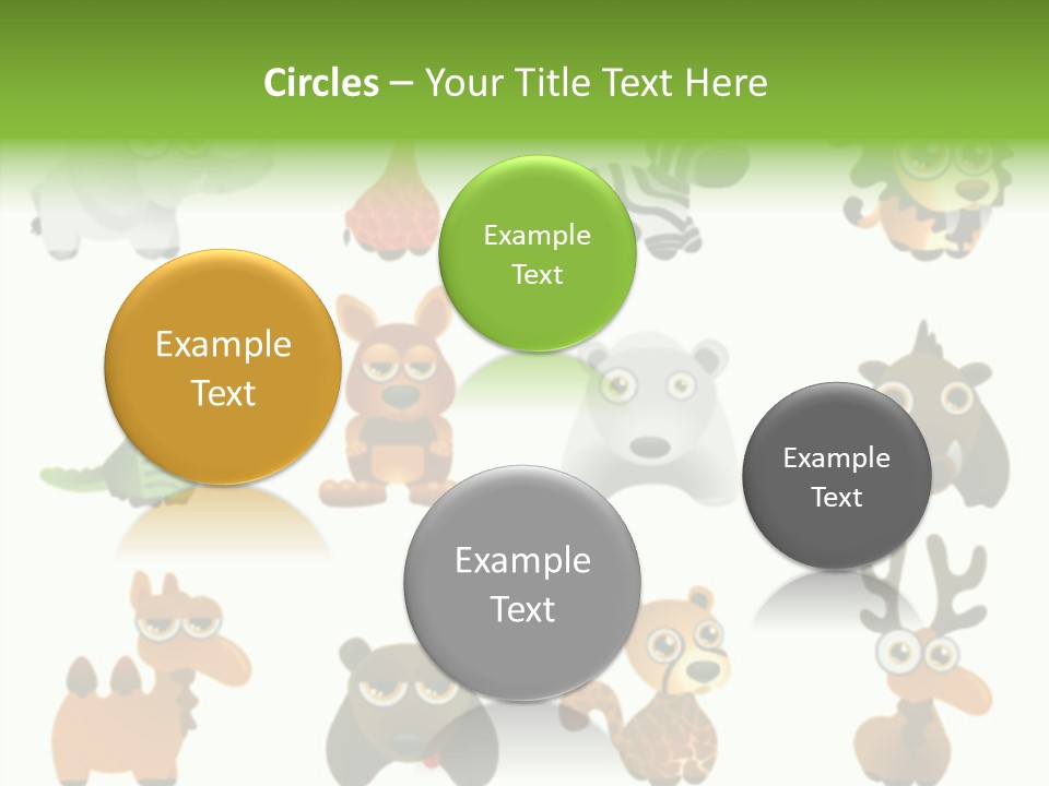 Black Animal Drawing PowerPoint Template