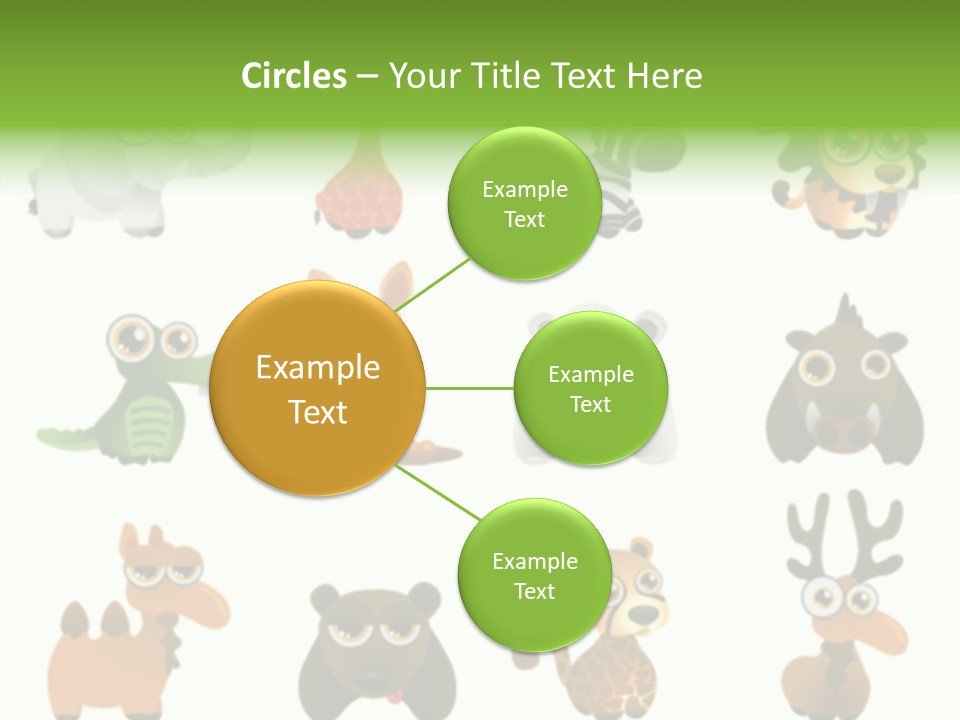 Black Animal Drawing PowerPoint Template