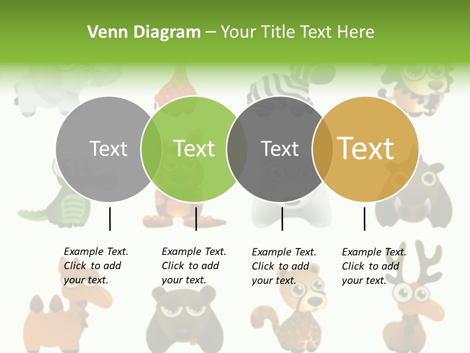 Black Animal Drawing PowerPoint Template