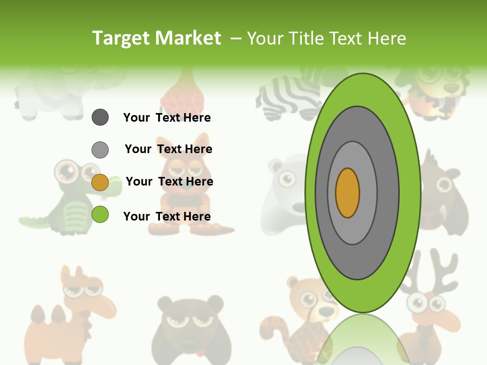 Black Animal Drawing PowerPoint Template