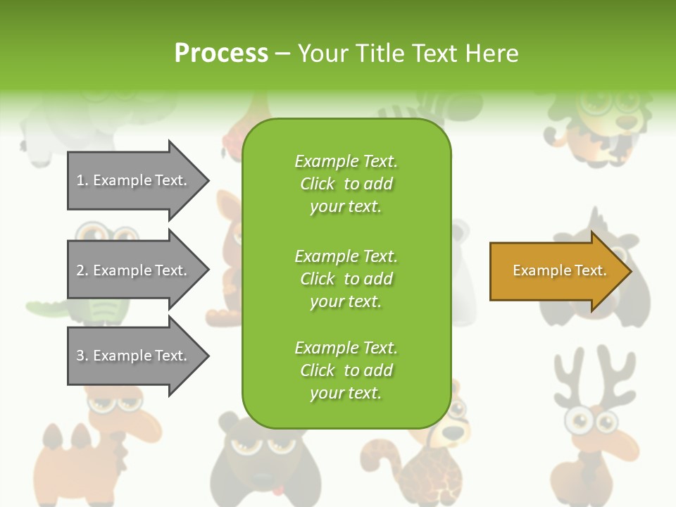 Black Animal Drawing PowerPoint Template