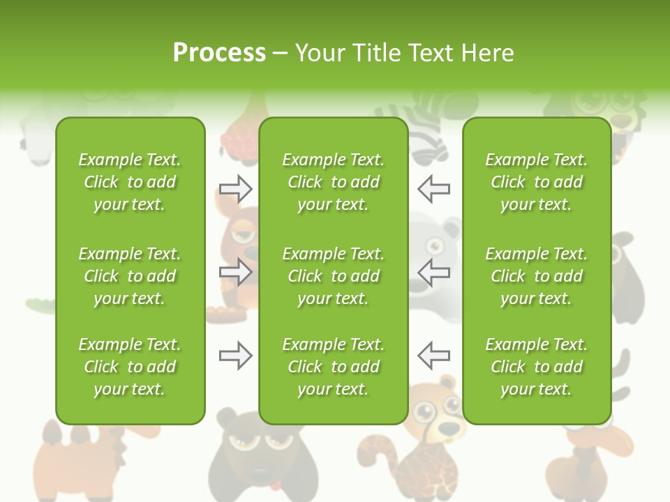 Black Animal Drawing PowerPoint Template