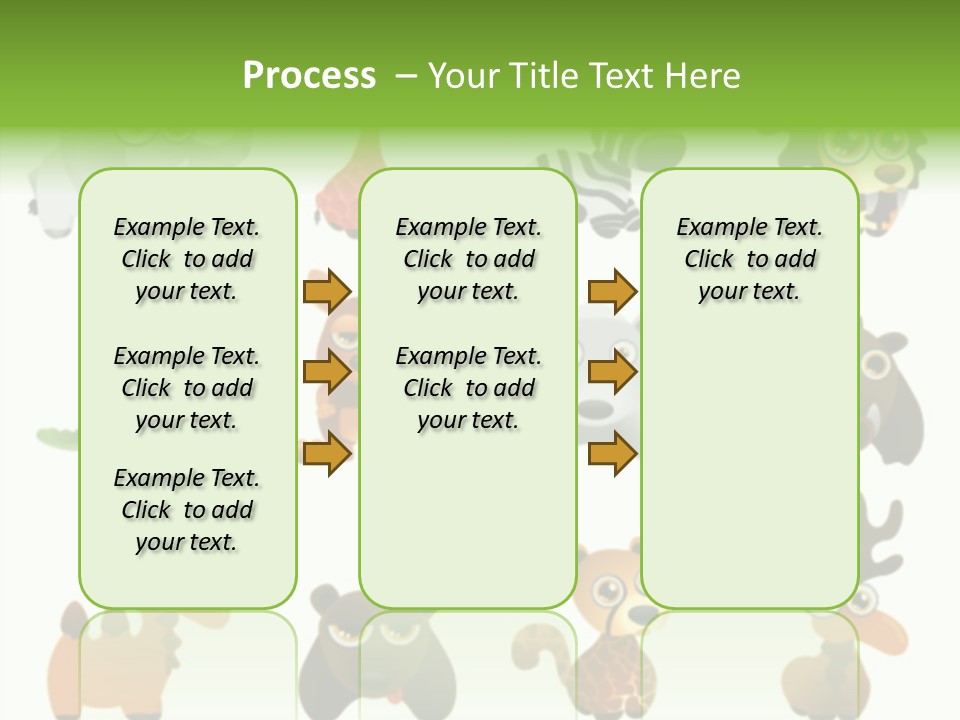 Black Animal Drawing PowerPoint Template