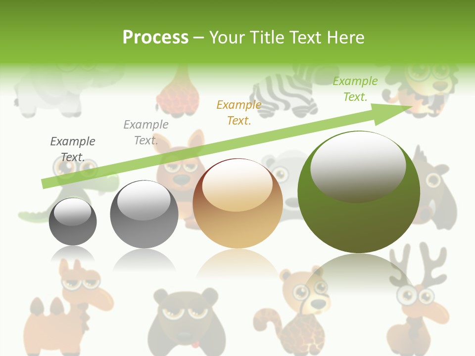 Black Animal Drawing PowerPoint Template