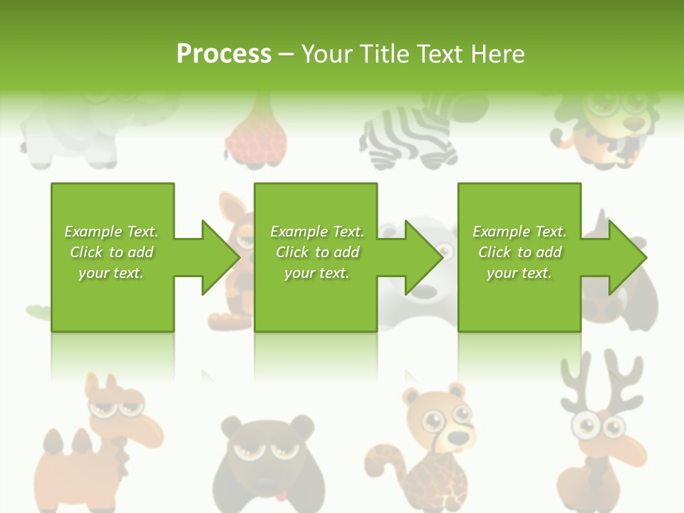 Black Animal Drawing PowerPoint Template