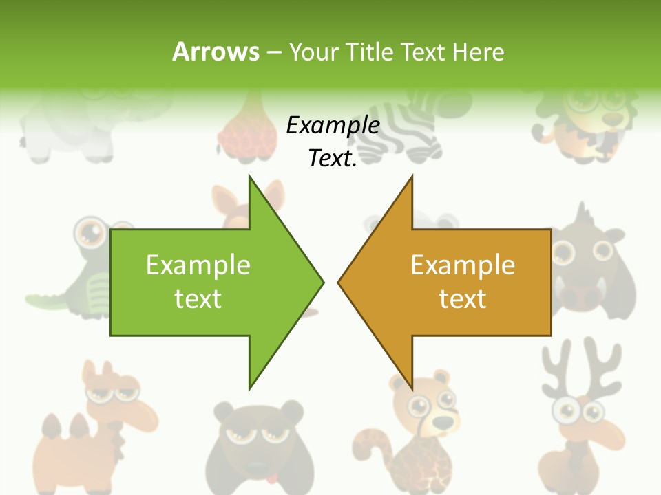 Black Animal Drawing PowerPoint Template