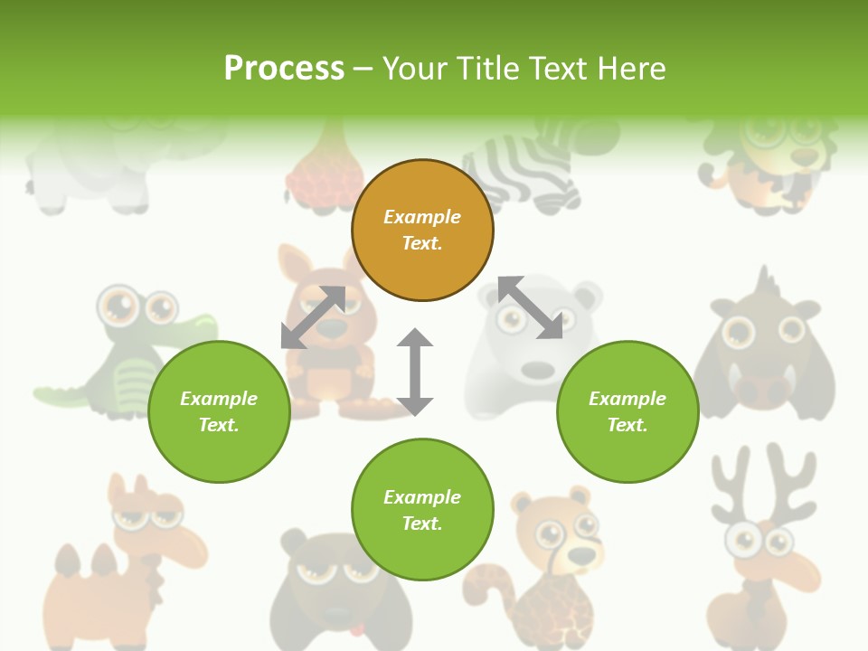 Black Animal Drawing PowerPoint Template