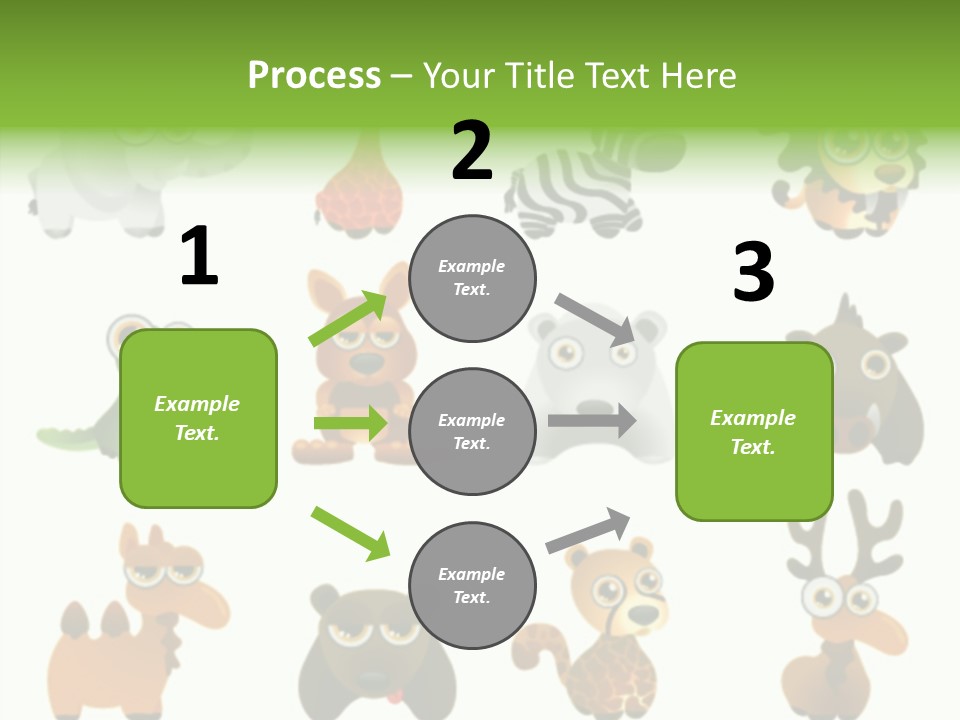 Black Animal Drawing PowerPoint Template