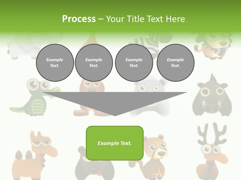 Black Animal Drawing PowerPoint Template