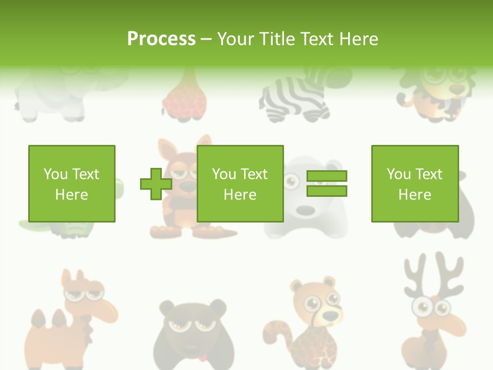 Black Animal Drawing PowerPoint Template