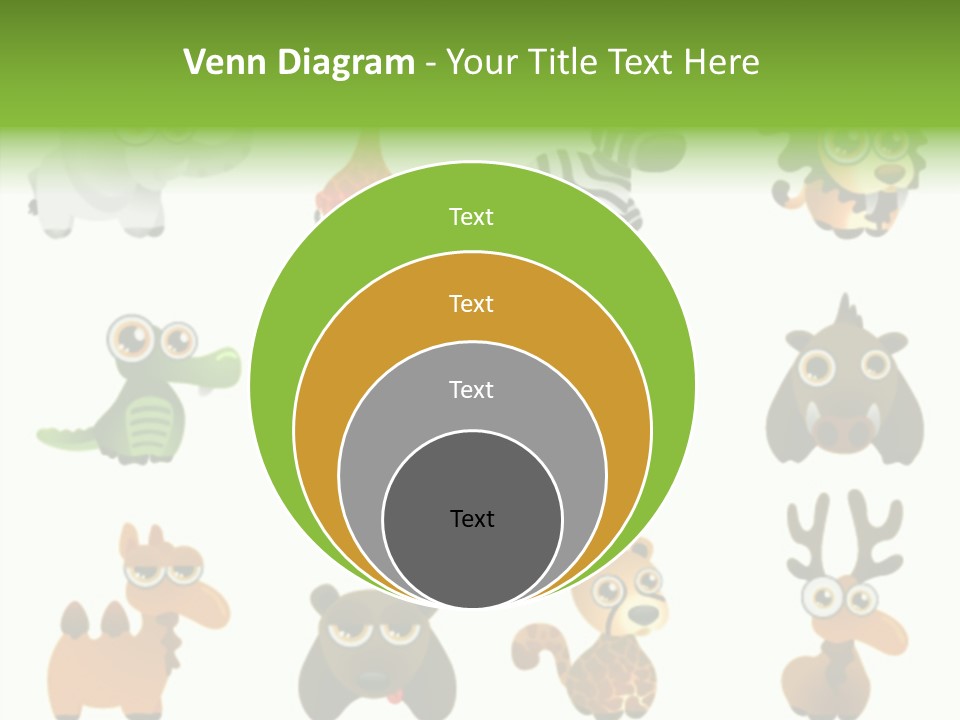 Black Animal Drawing PowerPoint Template