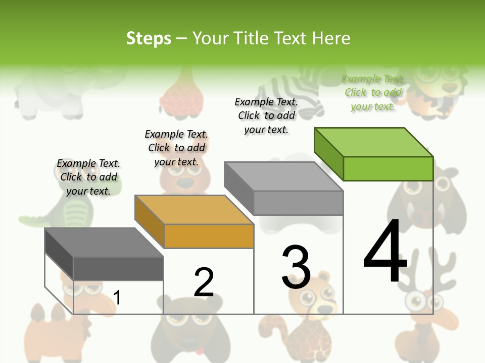 Black Animal Drawing PowerPoint Template