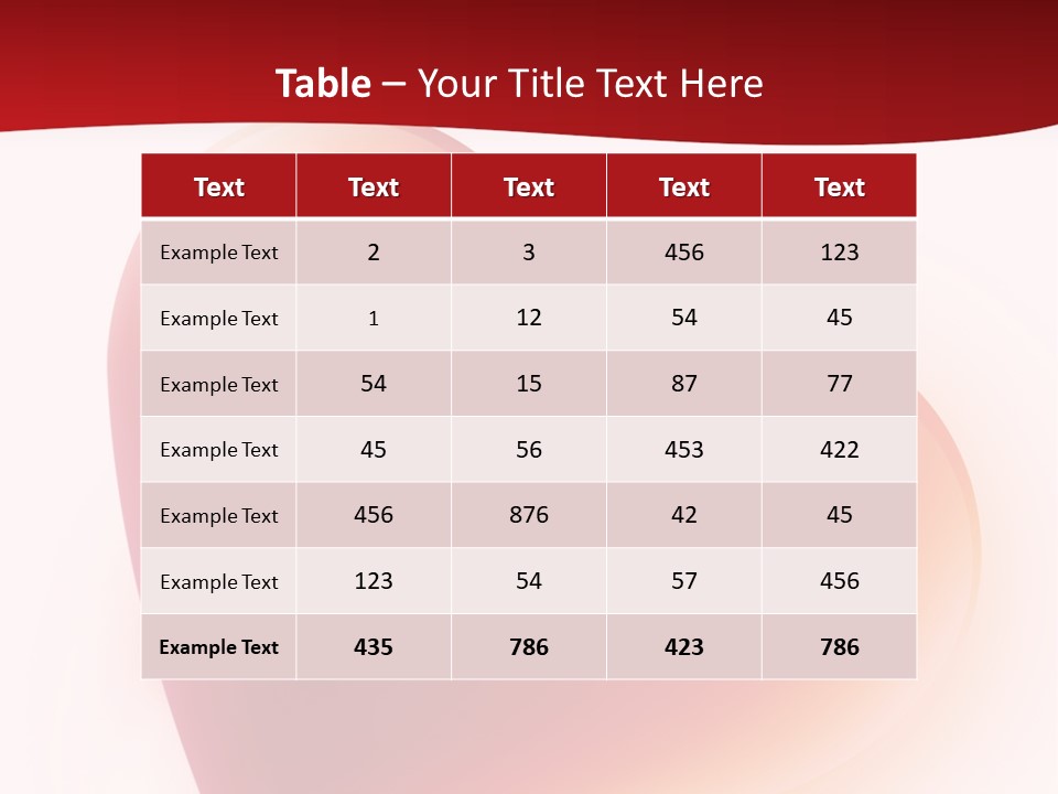 Two Red Hearts On A White And Red Background PowerPoint Template