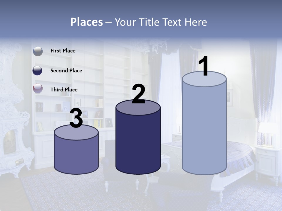 House Chateau Furniture PowerPoint Template