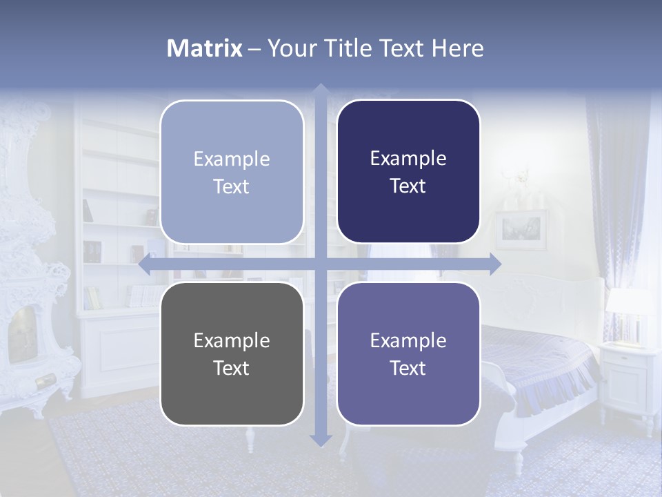 House Chateau Furniture PowerPoint Template
