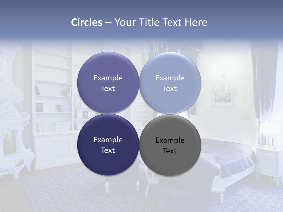 House Chateau Furniture PowerPoint Template