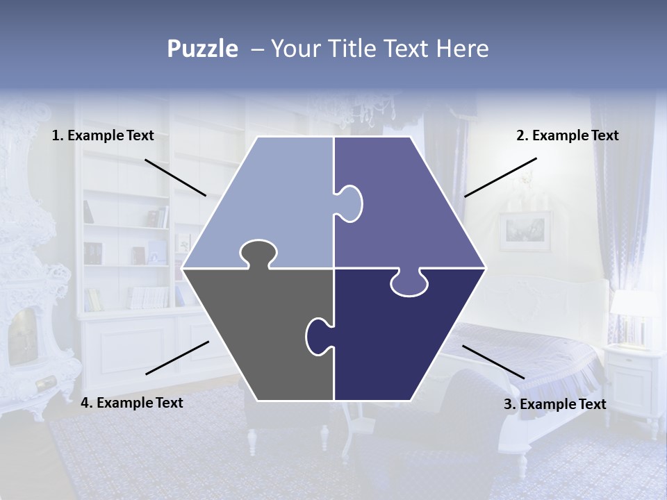 House Chateau Furniture PowerPoint Template