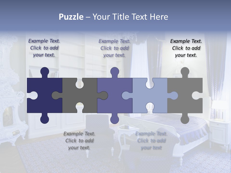 House Chateau Furniture PowerPoint Template