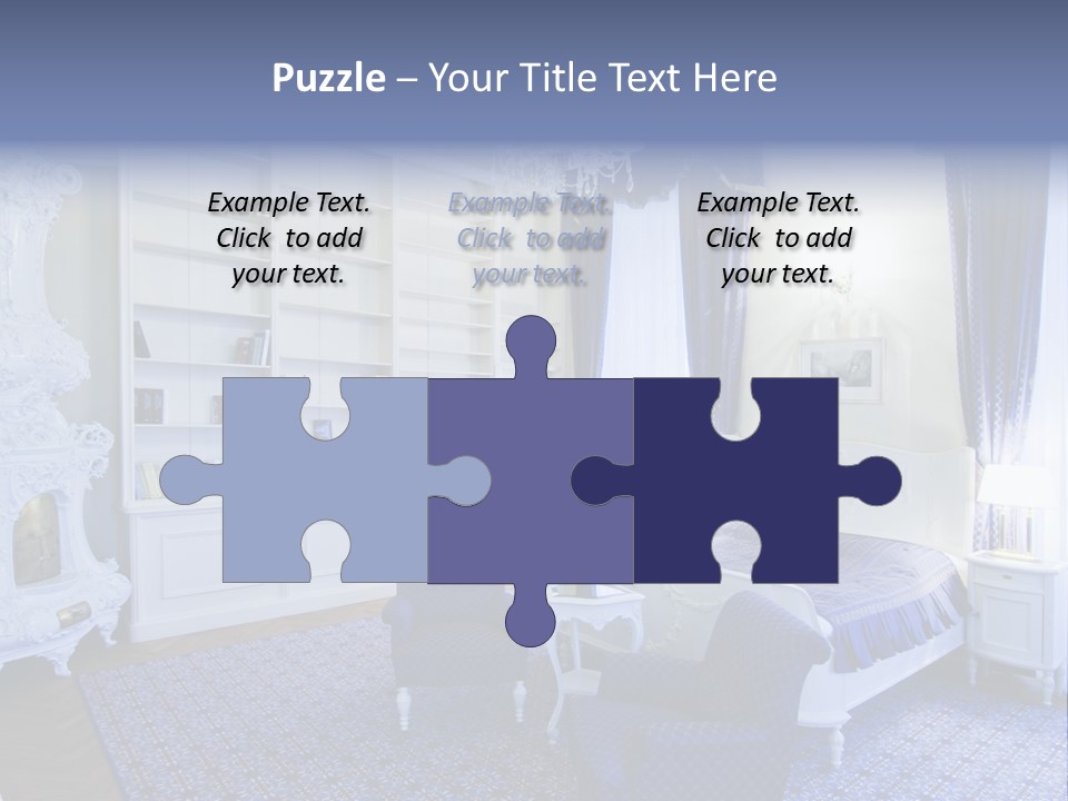 House Chateau Furniture PowerPoint Template