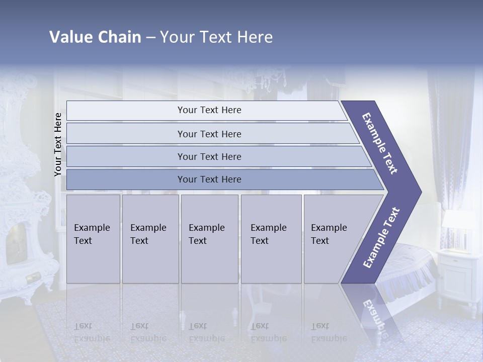 House Chateau Furniture PowerPoint Template