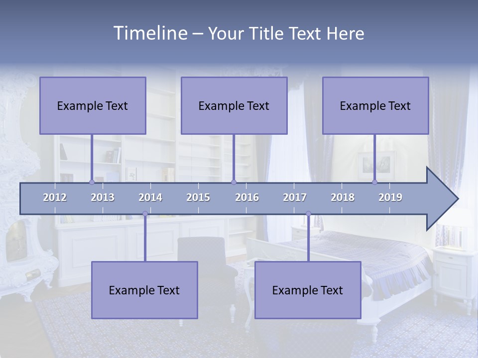 House Chateau Furniture PowerPoint Template