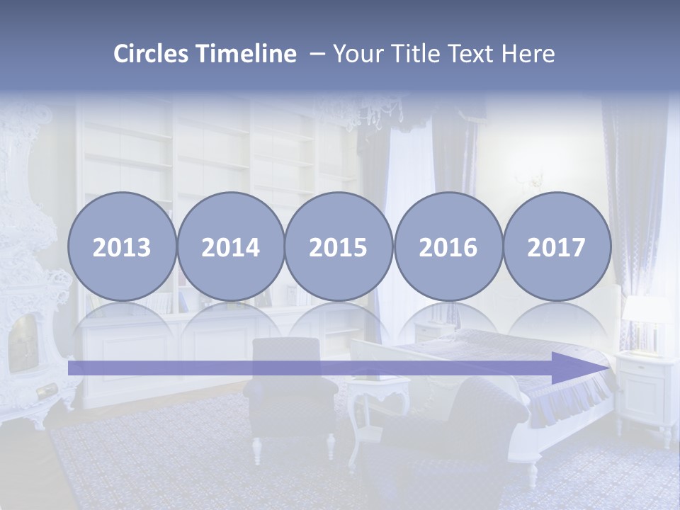 House Chateau Furniture PowerPoint Template