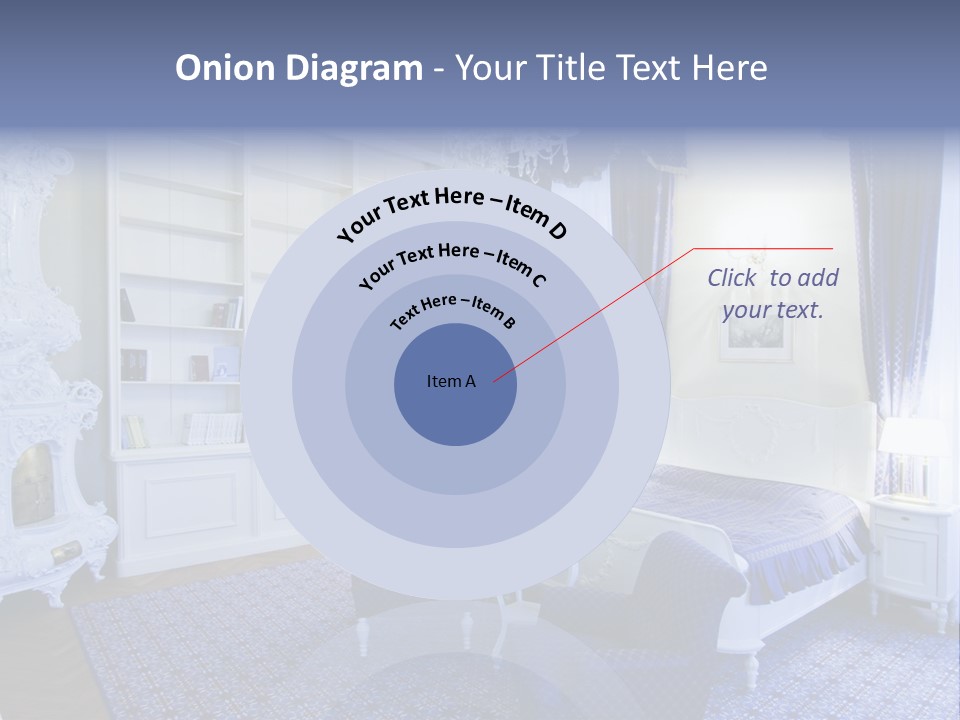 House Chateau Furniture PowerPoint Template