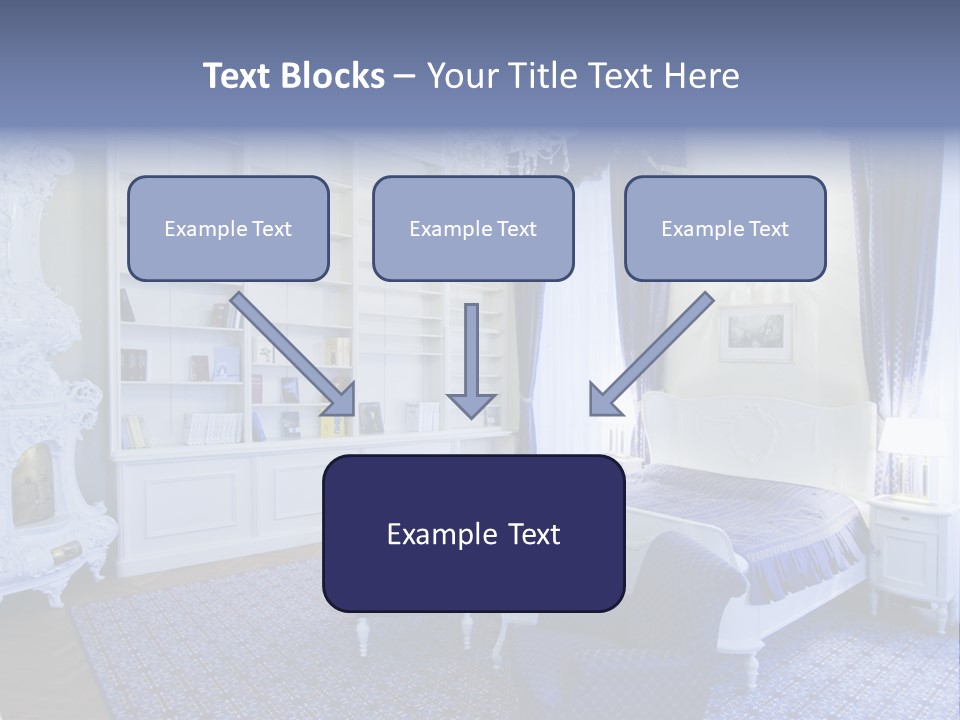 House Chateau Furniture PowerPoint Template