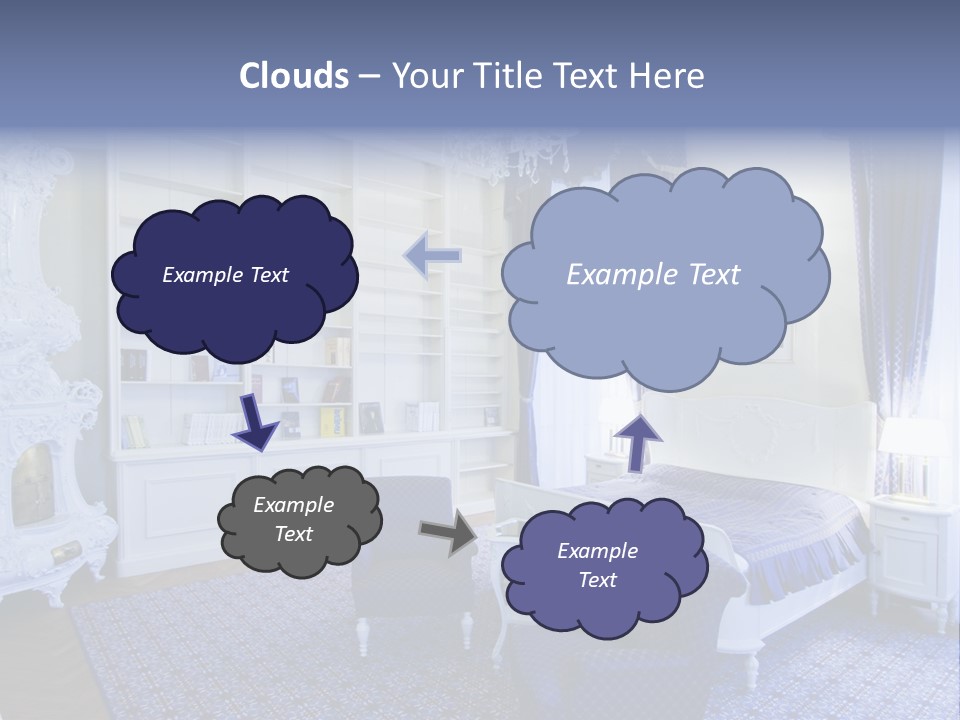 House Chateau Furniture PowerPoint Template